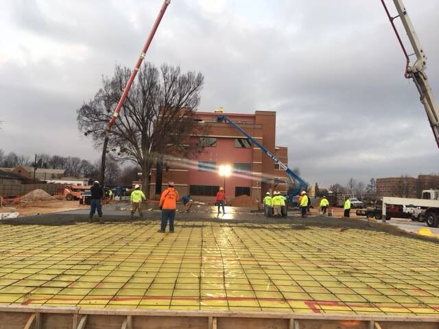 Washington Regional Medical Center concrete construction